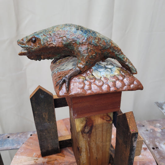 Fence Finial Lizard #6