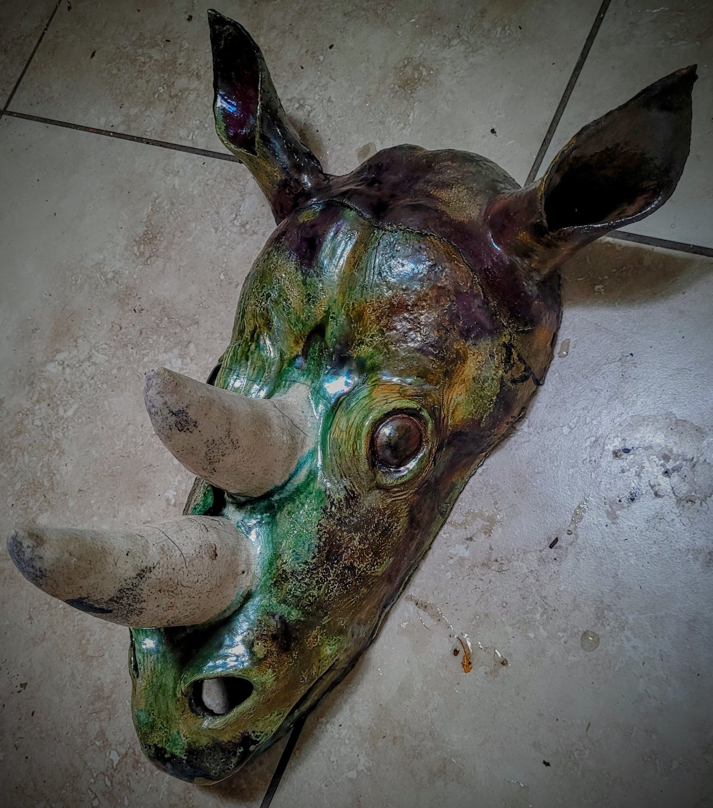 Baby Rhino Animal Mask
