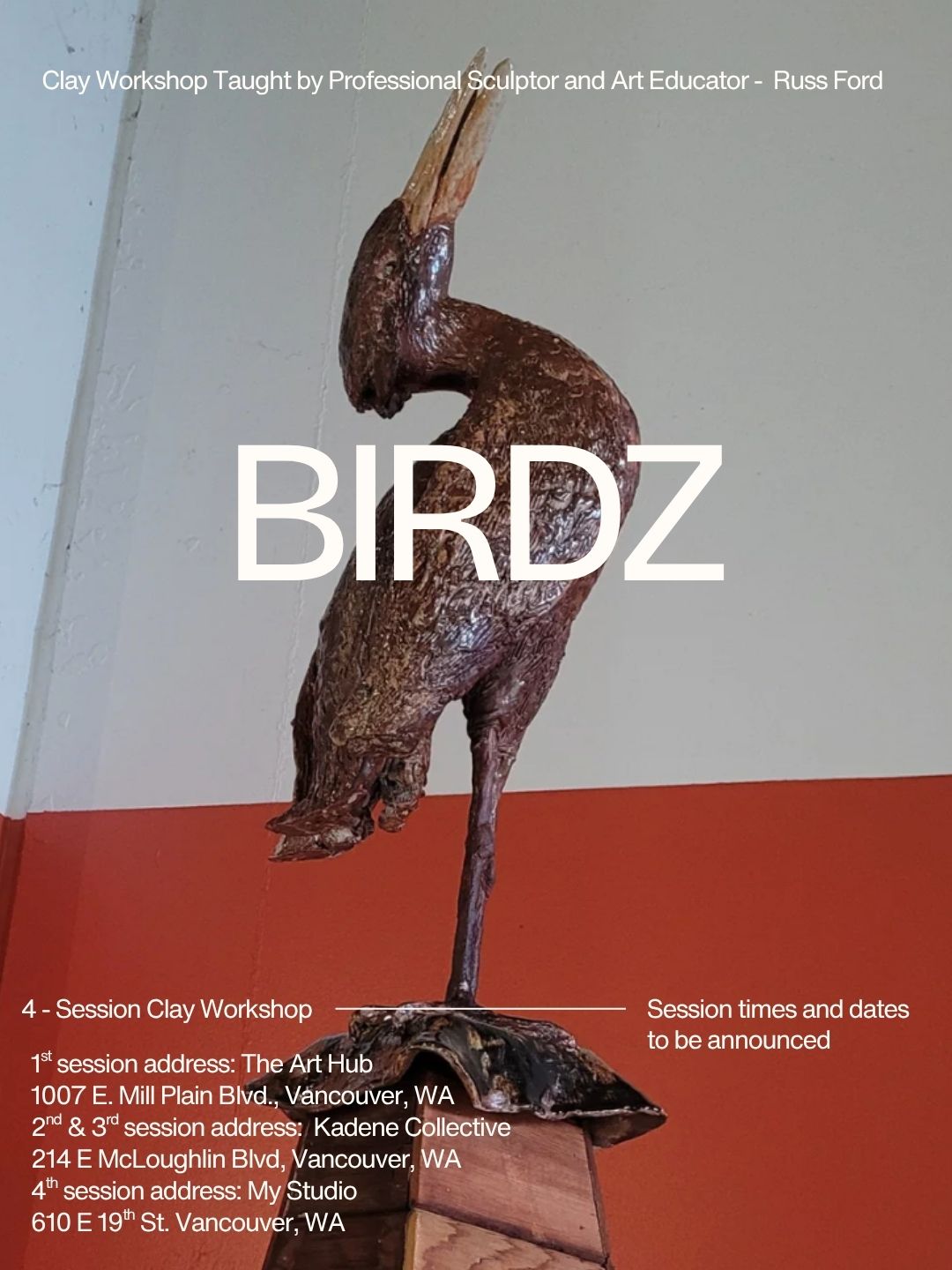 Birdz-4 session sculpture class