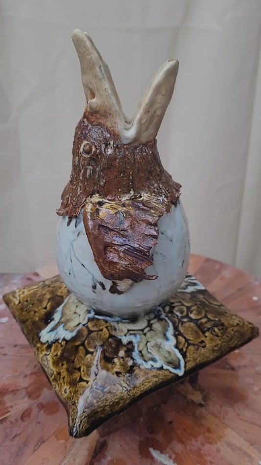 Fence Finial-Bird #2-hatchling