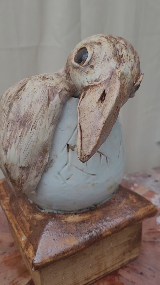 Fence Finial-Hatching Chick