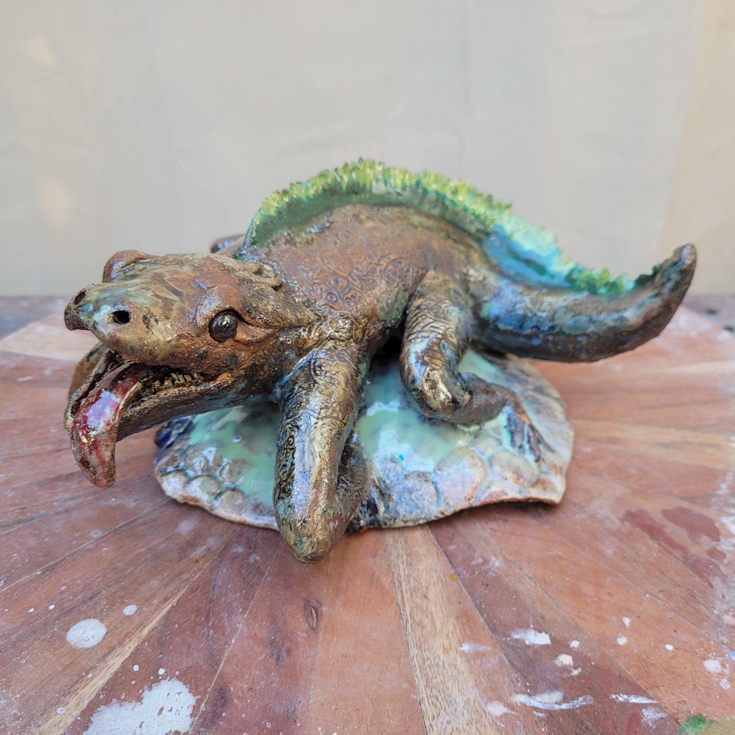 Lizard Fence Finial #3