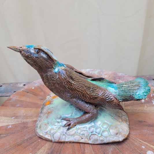 Blue Bird Fence Finial