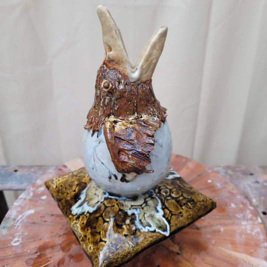 Fence Finial-Bird #2-hatchling