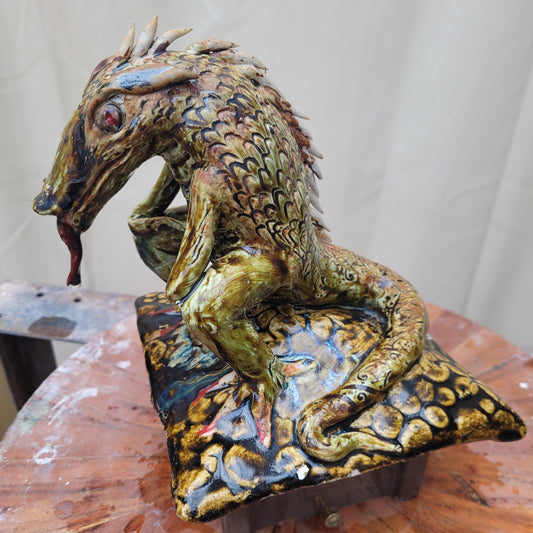 Fence Finial-Dragon #1