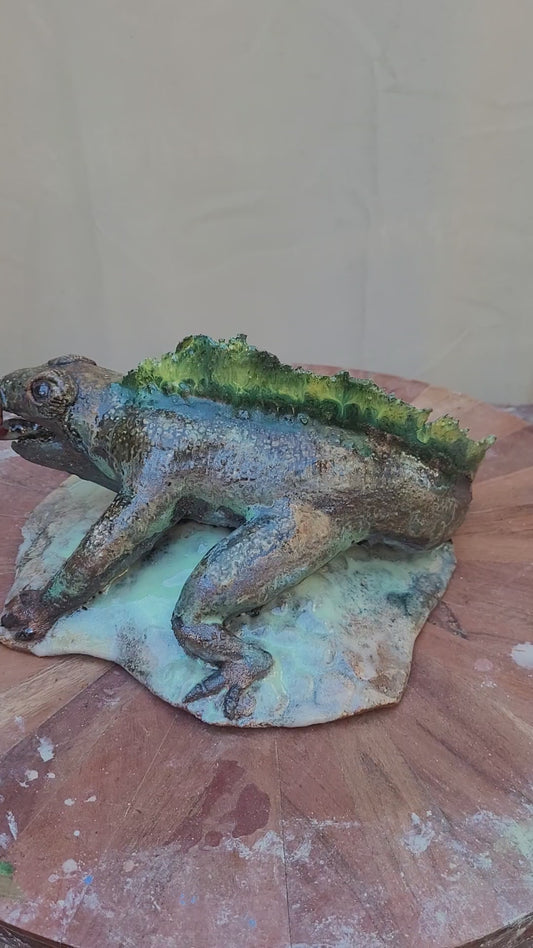 Lizard Fence Finial #4