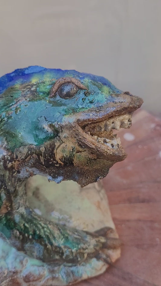 Lizard Fence Finial #5