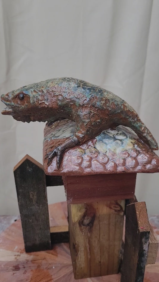 Fence Finial Lizard #6